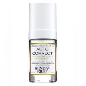 Sunday Riley Auto Correct Eye Cream in Blue and Silver